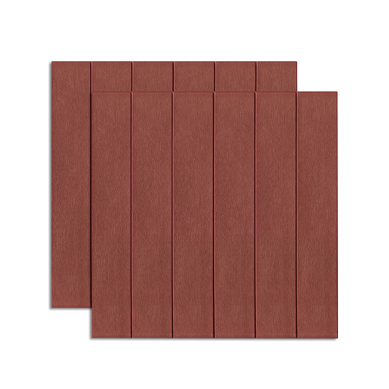 Modern Wood Paneling Smooth Wall Interior Wood Plank Set of 2