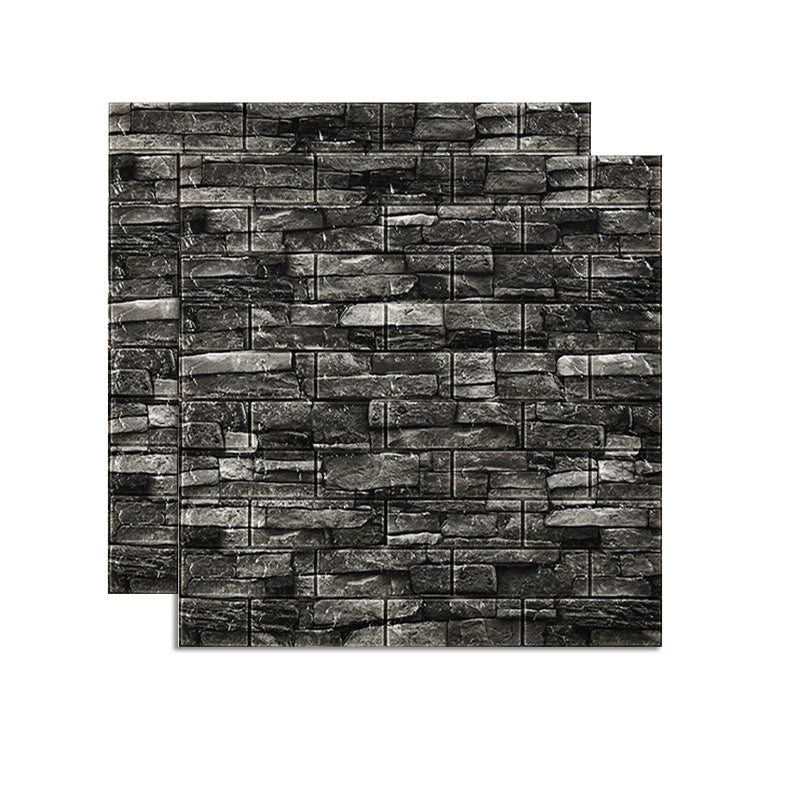 Farmhouse Wall Plank 3D Brick Bedroom and Living Room Wall Panels Set of 2