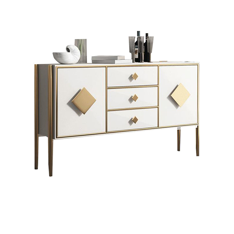 2-Door Sideboard Buffet with Drawers Contemporary Buffet Server