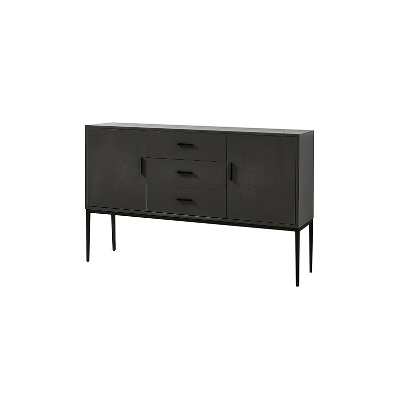 Modern Gray Buffet Sideboard Wood Buffet Server for Dining Room