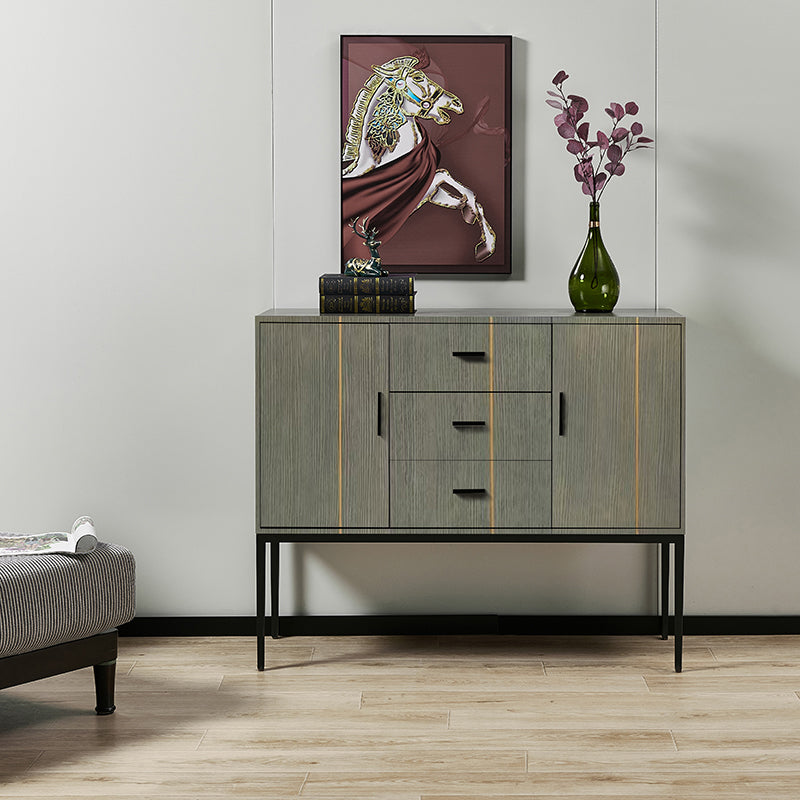 Engineered Wood Buffet Server Modern Buffet Sideboard for Kitchen