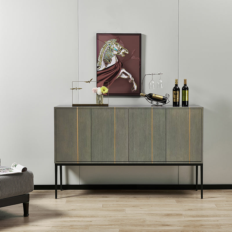 Engineered Wood Buffet Server Modern Buffet Sideboard for Kitchen