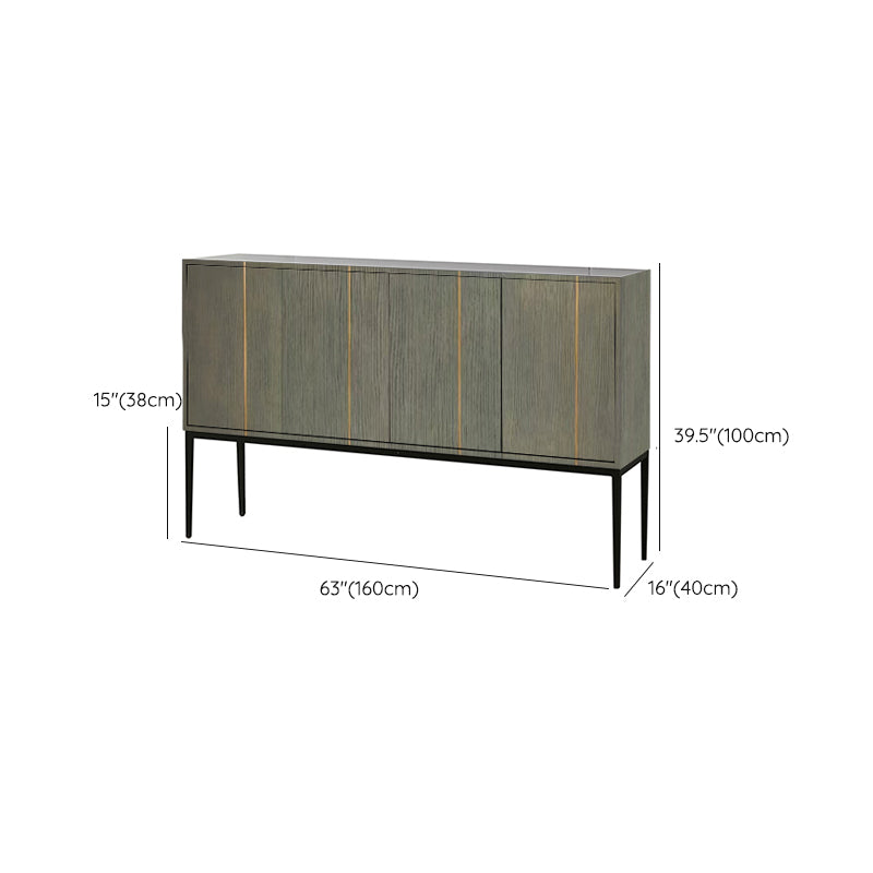 Engineered Wood Buffet Server Modern Buffet Sideboard for Kitchen