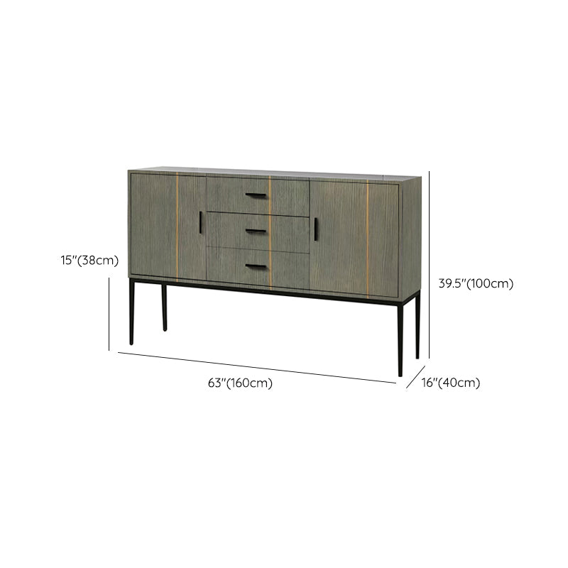 Engineered Wood Buffet Server Modern Buffet Sideboard for Kitchen