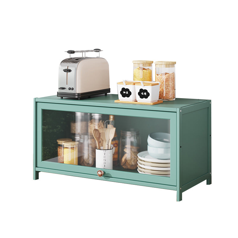 Green Bamboo Kitchen Server Modern Dining Server for Living Room