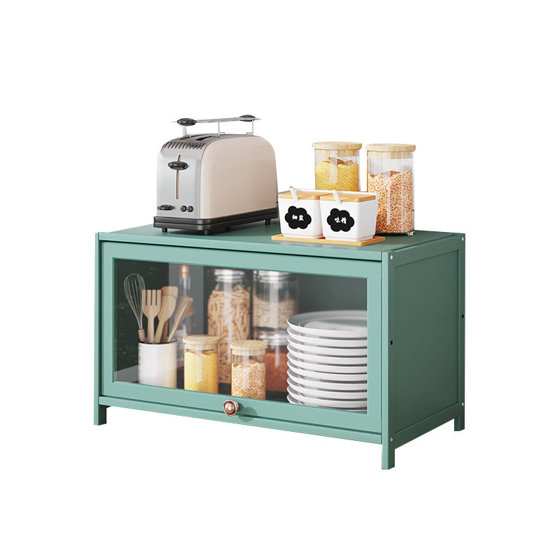 Green Bamboo Kitchen Server Modern Dining Server for Living Room