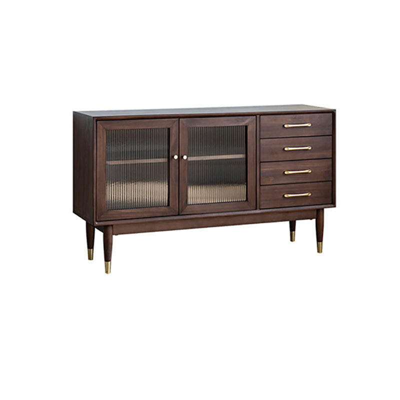 Contemporary Sideboard Cabinet Solid Wood Sideboard Table 55.12 "L x 15.75 "W x 31.50 "H