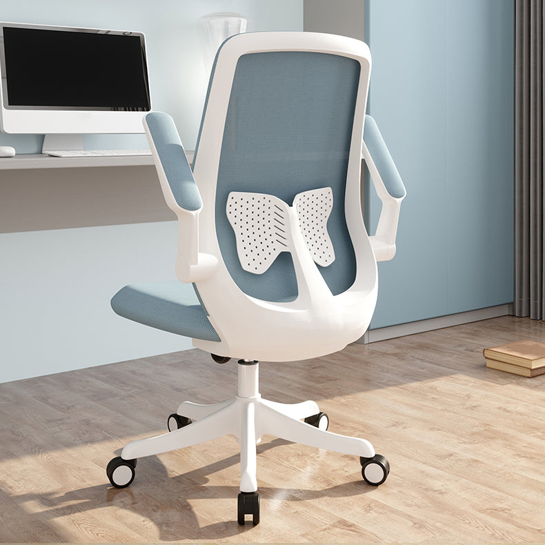 Modern Office Chair Removable Upholstered Arms No Distressing Desk Chair