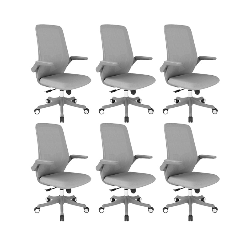 Modern Office Chair Removable Upholstered Arms No Distressing Desk Chair