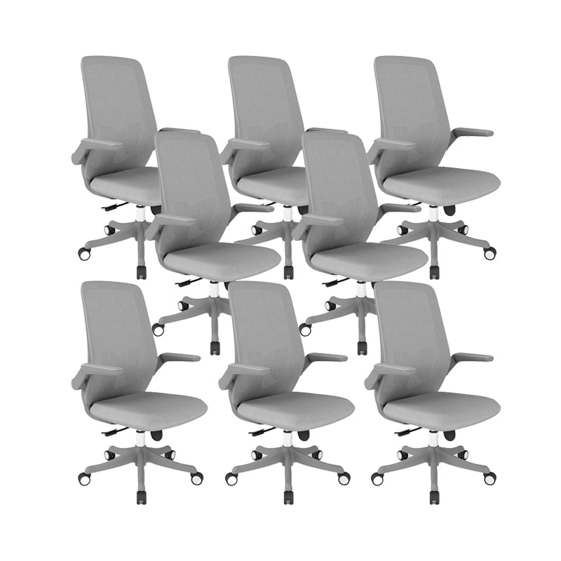 Modern Office Chair Removable Upholstered Arms No Distressing Desk Chair