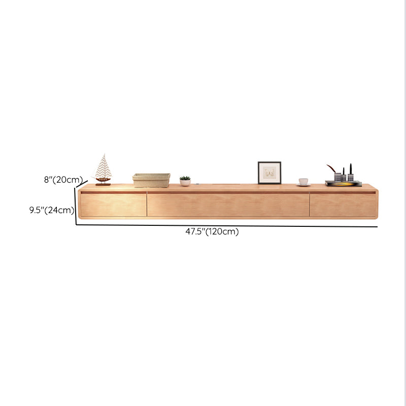 Wall-mounted TV Stand Console Modern TV Media Console with Drawers