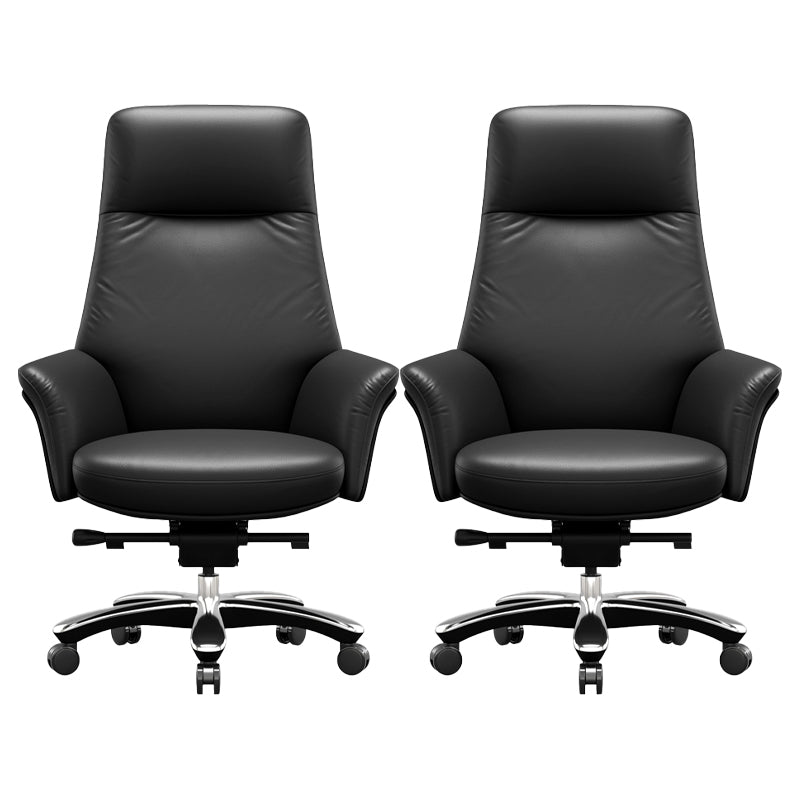 Contemporary Swivel Executive Chair Height-adjustable Managers Chair for Office