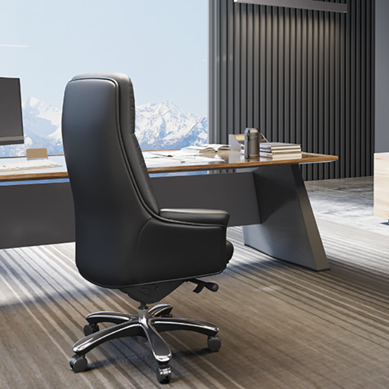 Contemporary Swivel Executive Chair Height-adjustable Managers Chair for Office