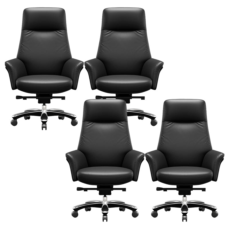 Contemporary Swivel Executive Chair Height-adjustable Managers Chair for Office