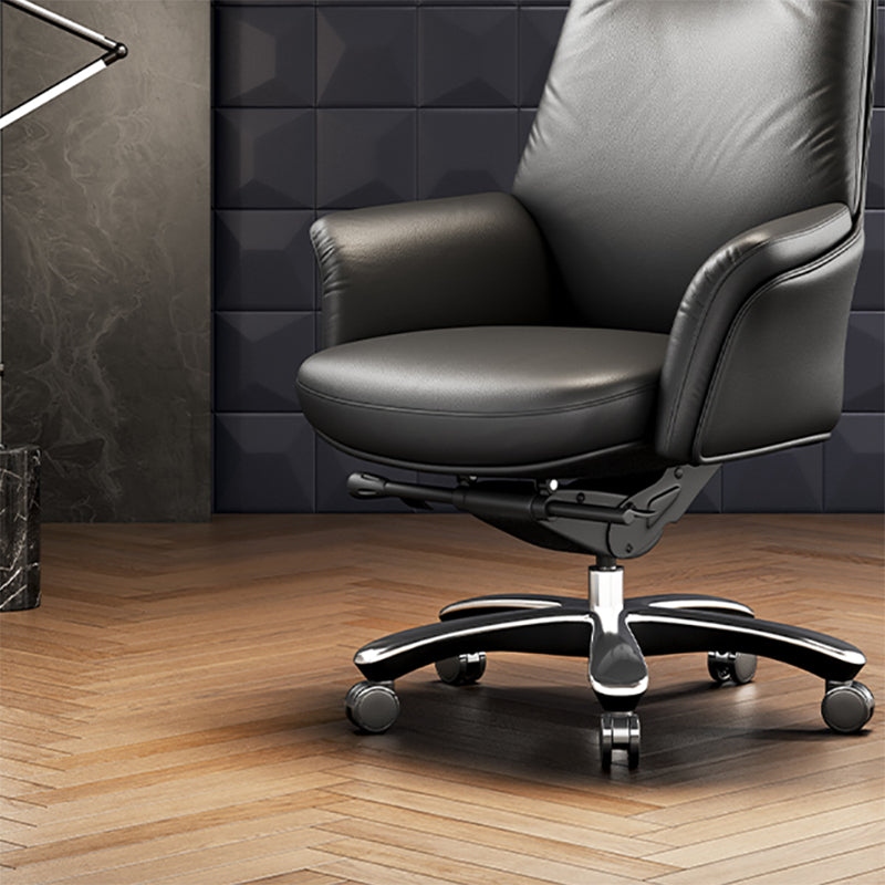 Contemporary Swivel Executive Chair Height-adjustable Managers Chair for Office