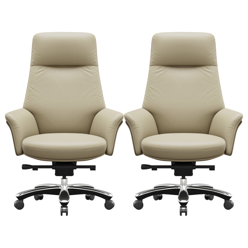 Contemporary Swivel Executive Chair Height-adjustable Managers Chair for Office