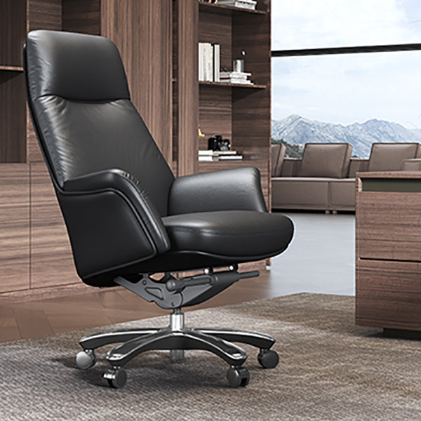 Contemporary Swivel Executive Chair Height-adjustable Managers Chair for Office