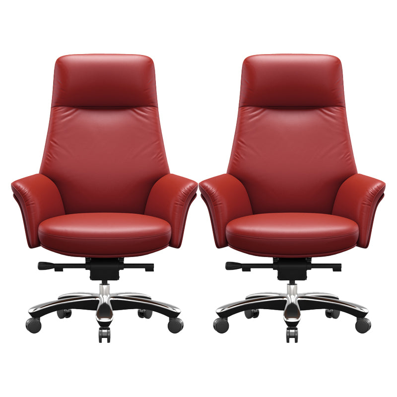 Contemporary Swivel Executive Chair Height-adjustable Managers Chair for Office