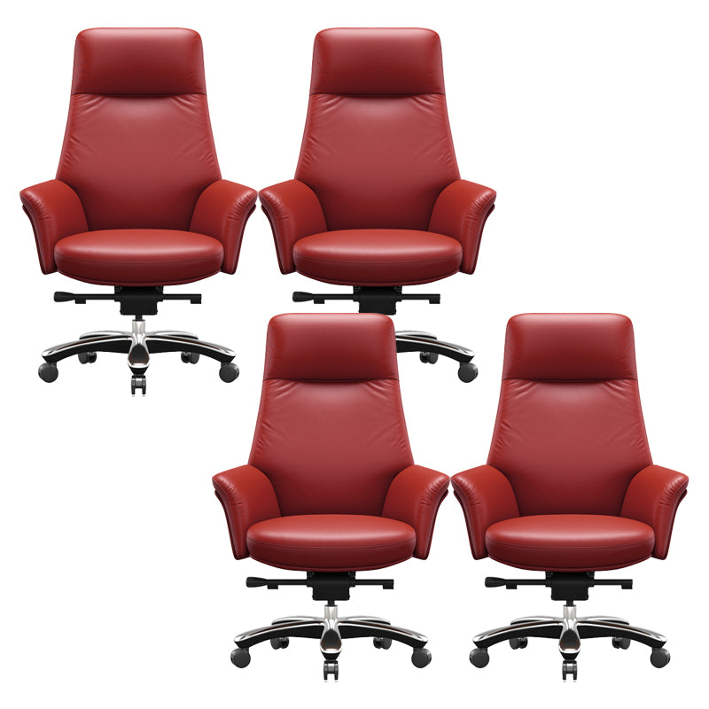 Contemporary Swivel Executive Chair Height-adjustable Managers Chair for Office