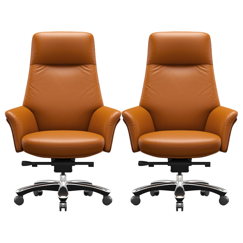 Contemporary Swivel Executive Chair Height-adjustable Managers Chair for Office