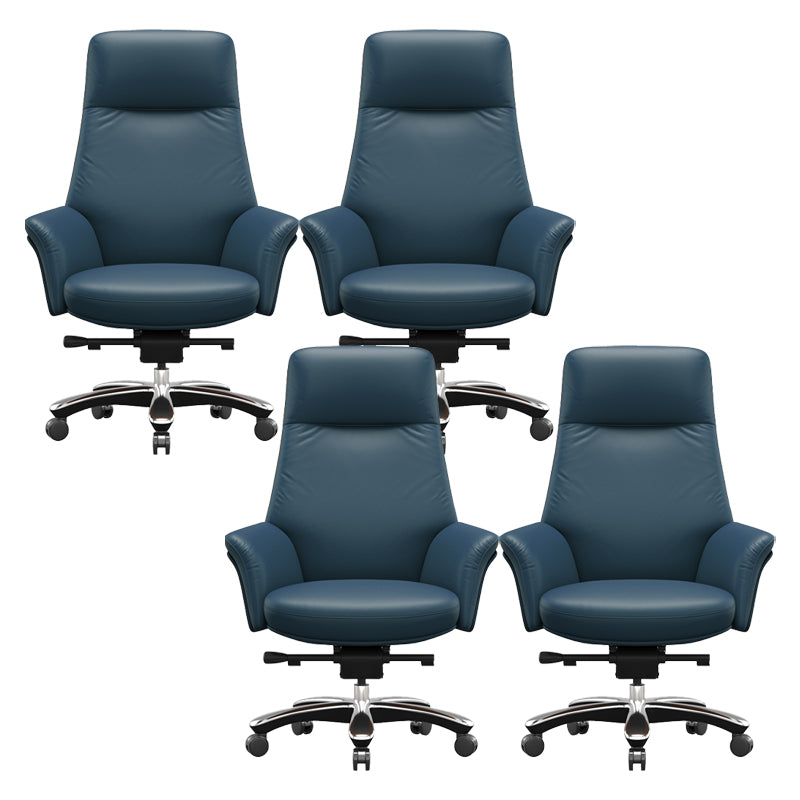 Contemporary Swivel Executive Chair Height-adjustable Managers Chair for Office