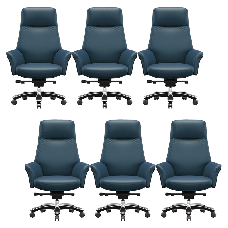 Contemporary Swivel Executive Chair Height-adjustable Managers Chair for Office