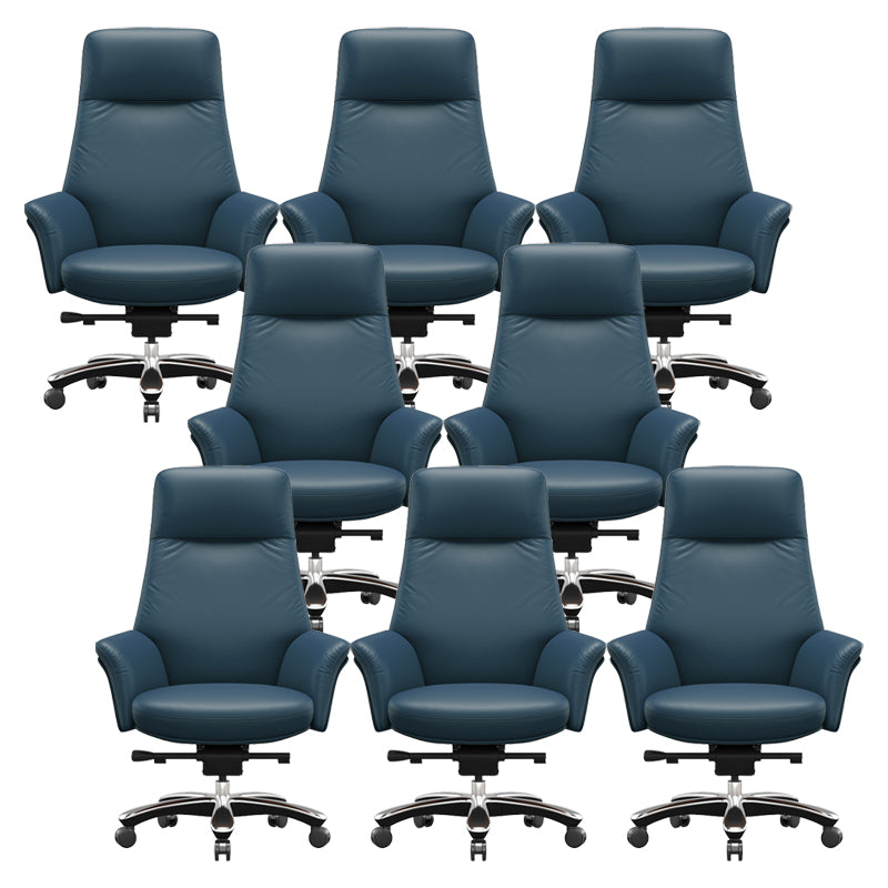 Contemporary Swivel Executive Chair Height-adjustable Managers Chair for Office