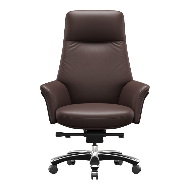 Contemporary Swivel Executive Chair Height-adjustable Managers Chair for Office