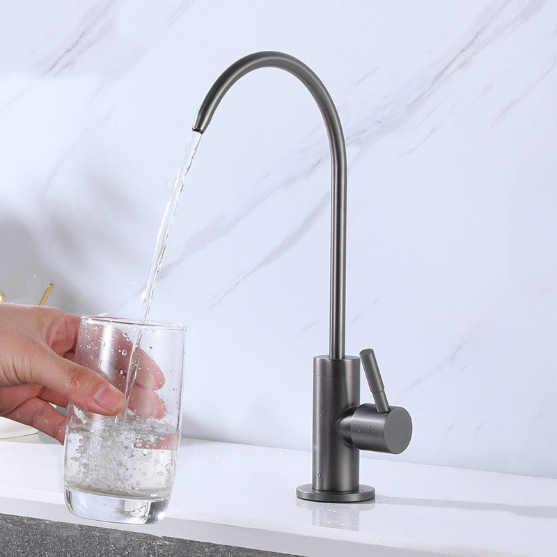 Modern 1-Handle Bar Faucet 1 Hole Drinking Water Dispenser Beverage Kitchen Faucet