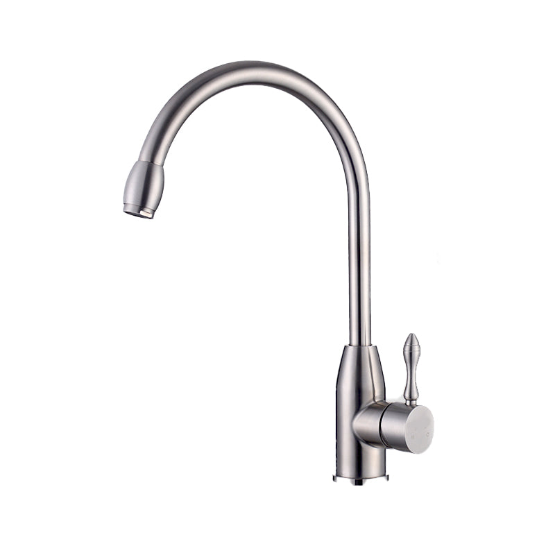 Modern Standard Kitchen Faucet 1-Handle Bar Faucet with Accessories