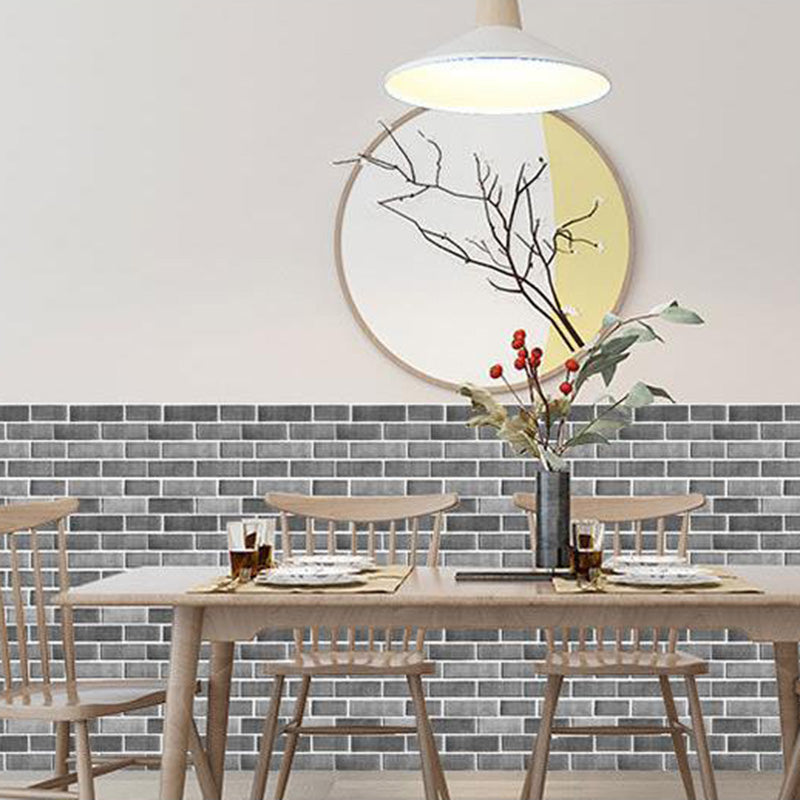 Industrial Wall Plank 3D Brick Bathroom Living Room Wall Panels Set of 5