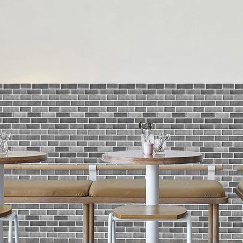 Industrial Wall Plank 3D Brick Bathroom Living Room Wall Panels Set of 5