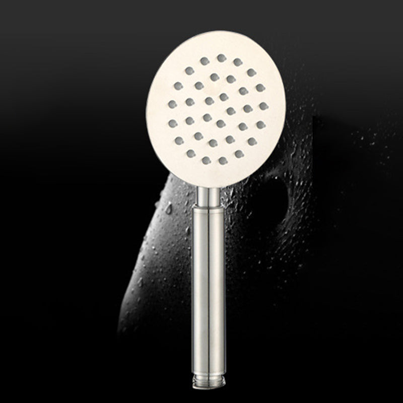 Contemporary Shower Combo Handheld Shower Head Stainless Steel Wall-Mount Shower Head