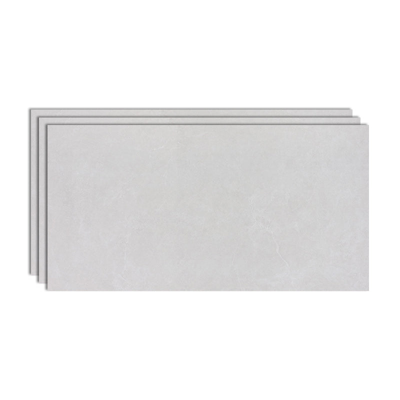 Solid Color Rectangle Floor Tile Straight Edge Indoor Floor Tile