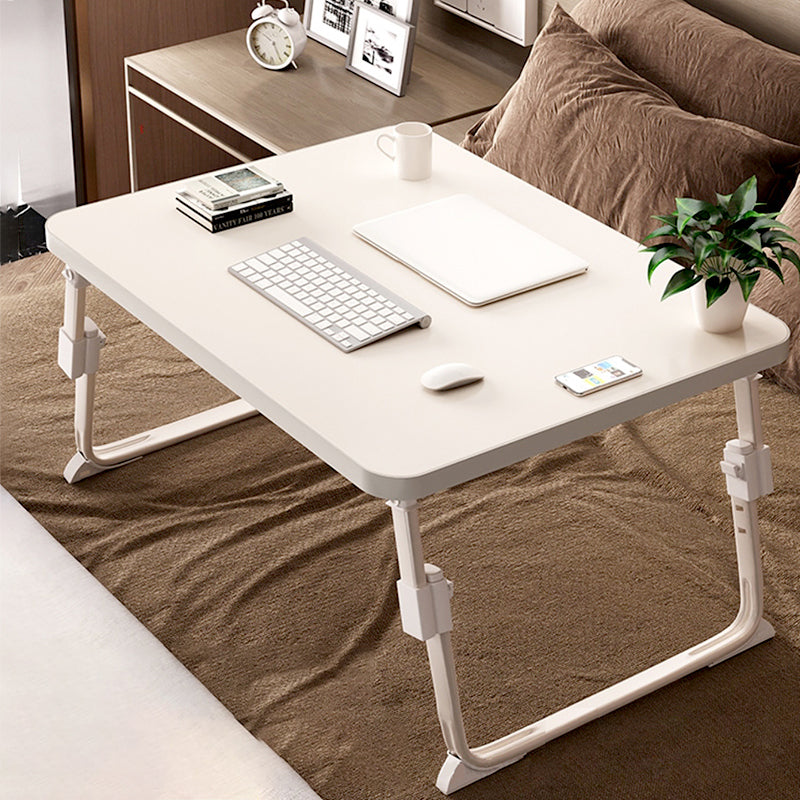 Engineered Wood Contemporary Office Desk Bedroom Writing Desk with White Legs