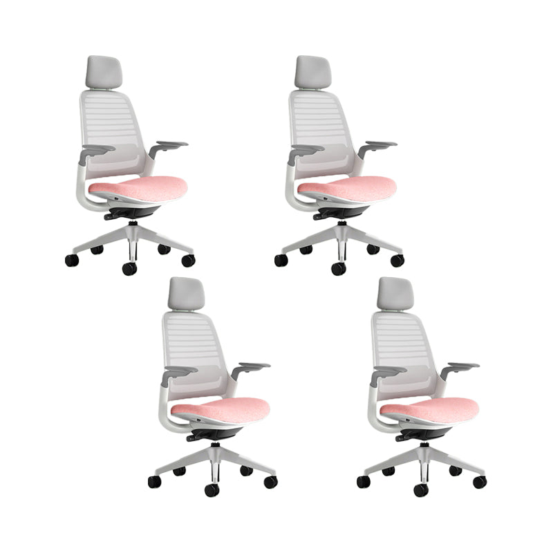 Modern Swivel Chair Tilt Mechanism Removable Arms Office Chair with Wheels