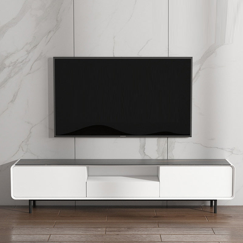 Stone TV Media Console Modern TV Media Stand for Living Room