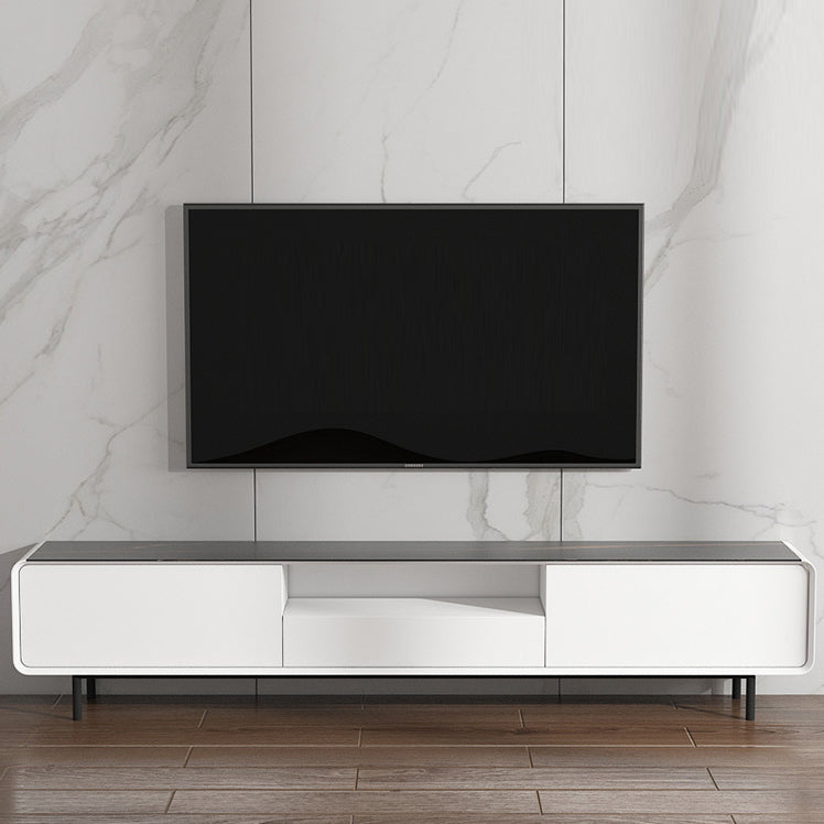 Stone TV Media Console Modern TV Media Stand for Living Room