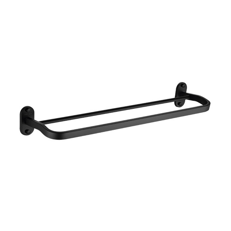 Modern Bathroom Accessory Set Bath Shelf Towel Bar Matte Black Bath Hardware Set