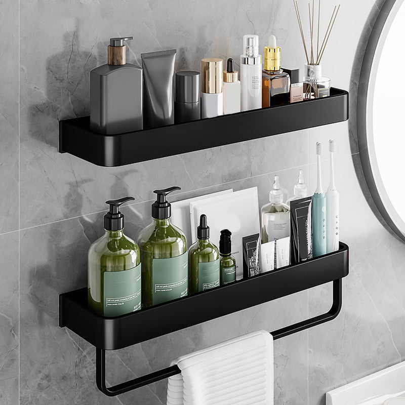 Contemporary Bathroom Accessories Hardware Set Aluminum Bath Shelf