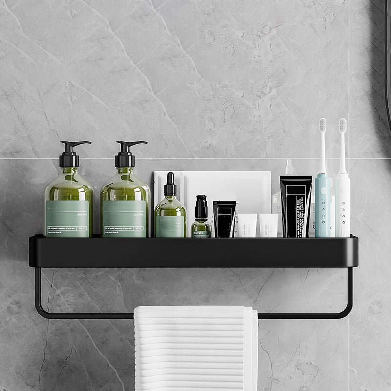 Contemporary Bathroom Accessories Hardware Set Aluminum Bath Shelf