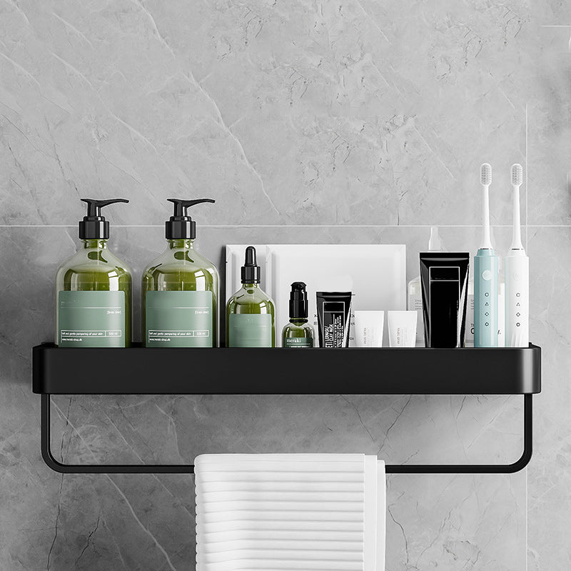 Contemporary Bathroom Accessories Hardware Set Aluminum Bath Shelf