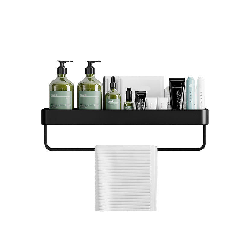 Contemporary Bathroom Accessories Hardware Set Aluminum Bath Shelf