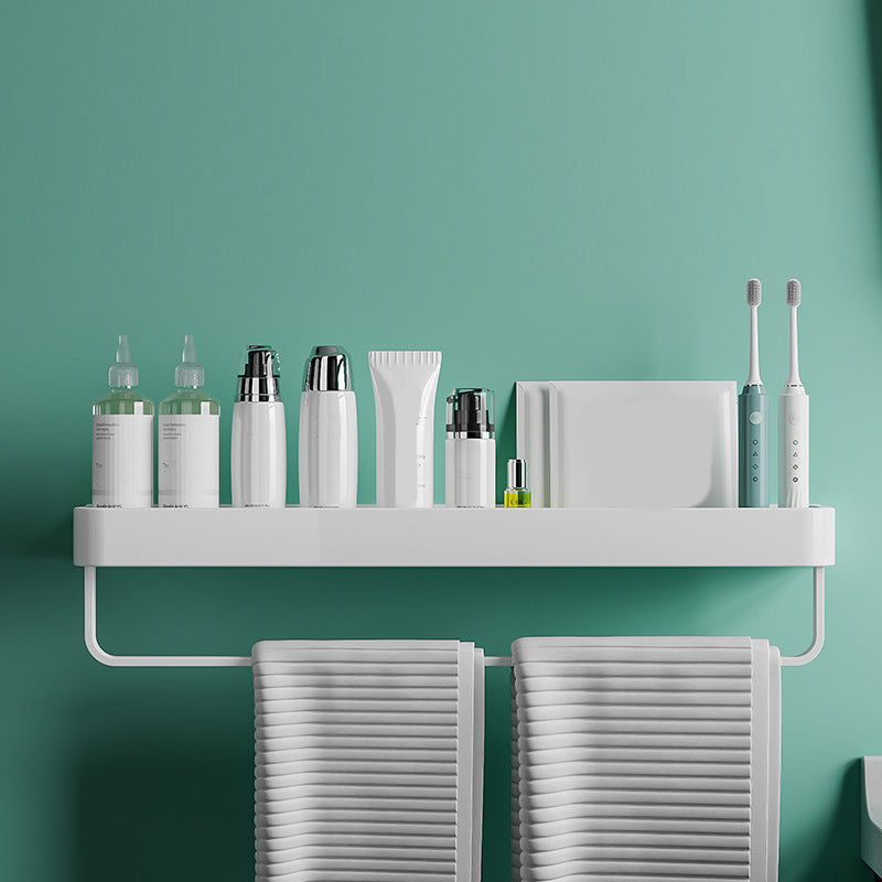 Contemporary Bathroom Accessories Hardware Set Aluminum Bath Shelf