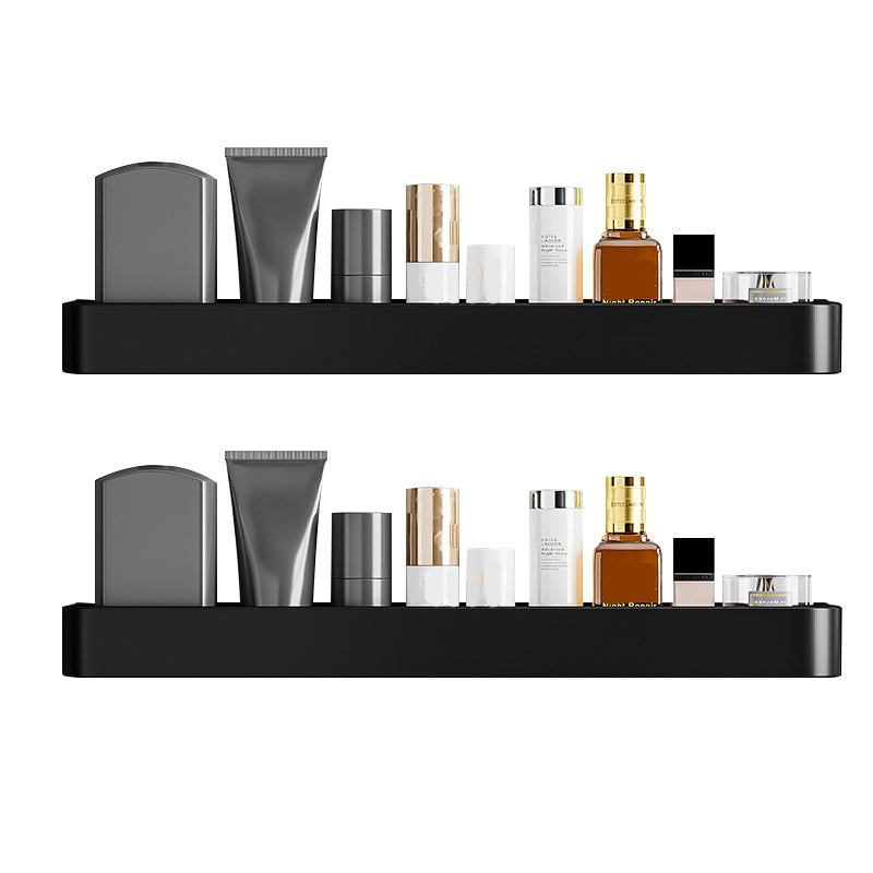 Contemporary Bathroom Accessories Hardware Set Aluminum Bath Shelf