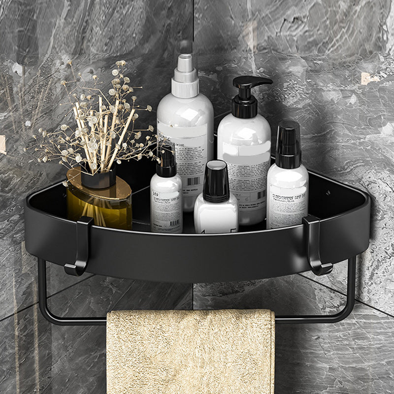 Modern Black and White Metal Bath Hardware Set Bath Shelf Bathroom Hardware Set