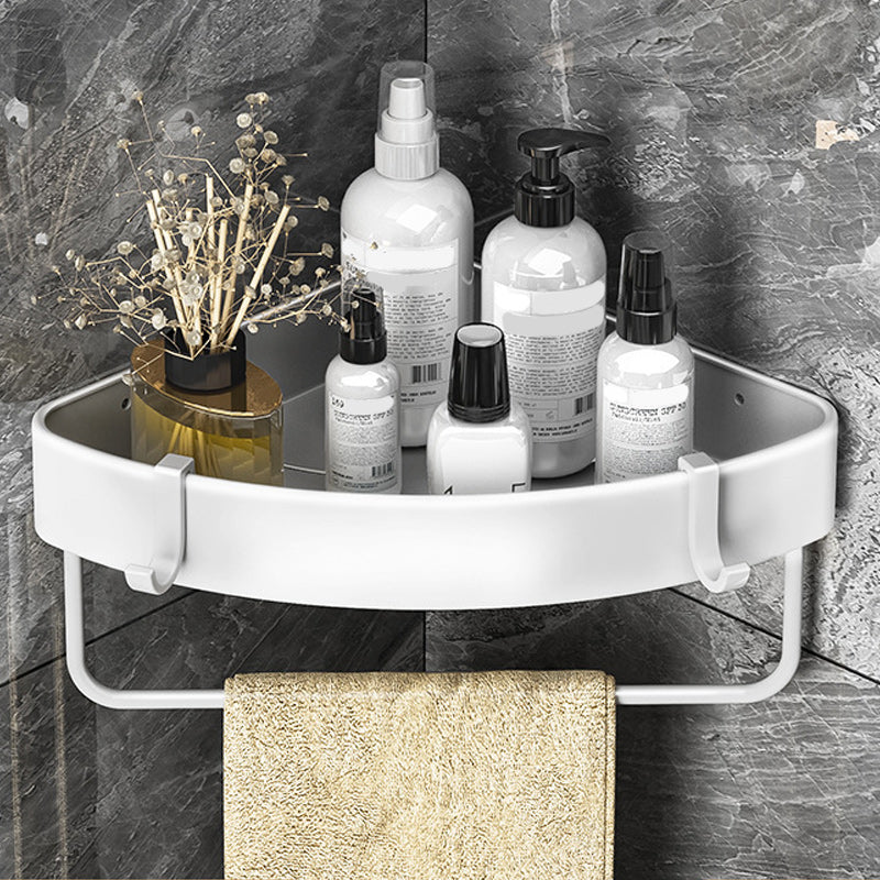 Modern Black and White Metal Bath Hardware Set Bath Shelf Bathroom Hardware Set