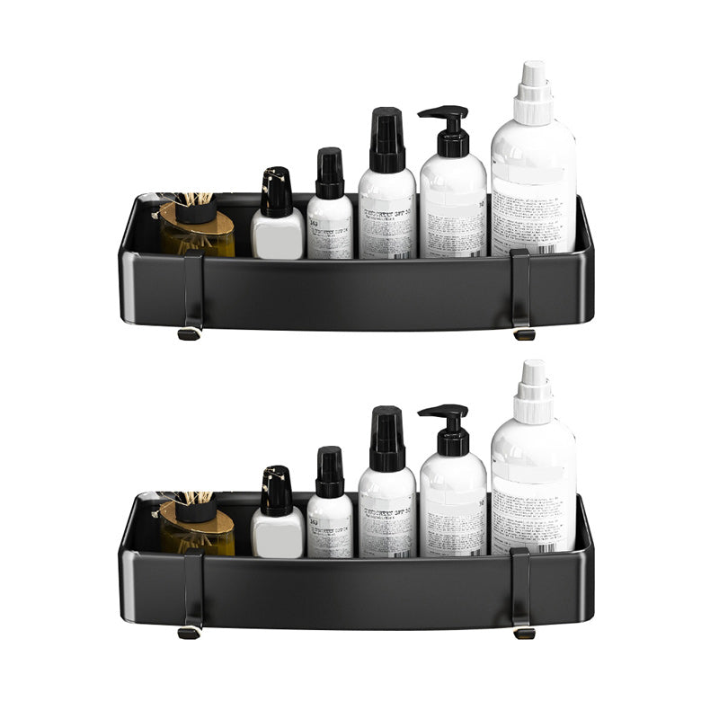 Modern Black and White Metal Bath Hardware Set Bath Shelf Bathroom Hardware Set