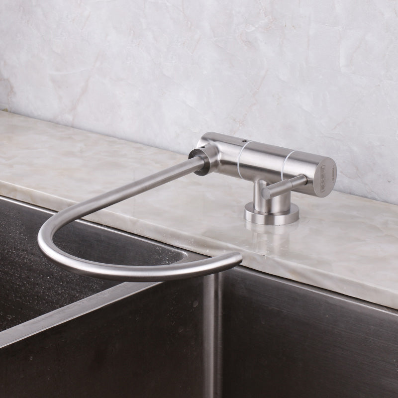 Modern Kitchen Faucet 1-Handle Bar Faucet without Soap Dispenser