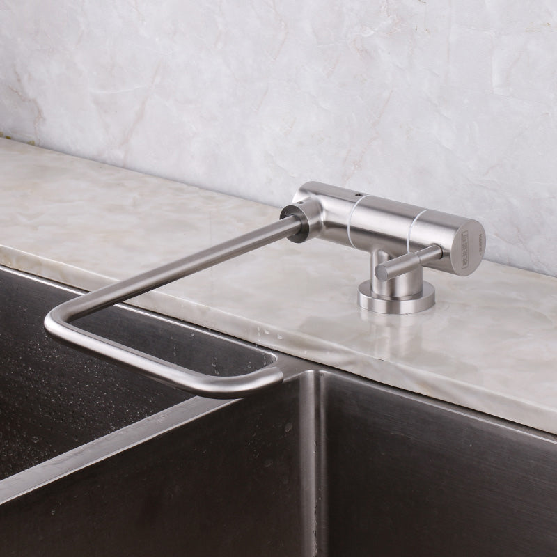 Modern Kitchen Faucet 1-Handle Bar Faucet without Soap Dispenser